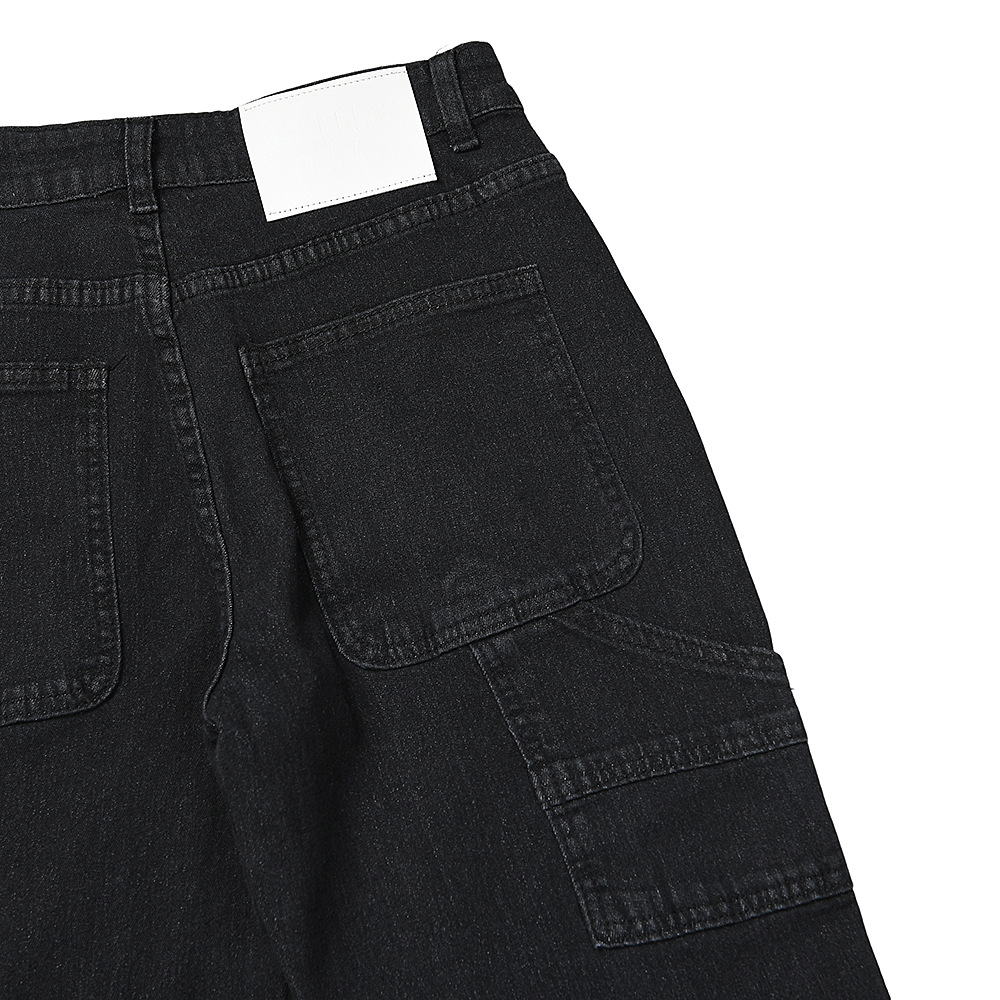 Foreign Trade Wholesale American Trendy Hip-hop High Street Patchwork Denim New Workwear Jeans Trousers_mkmklike.com
