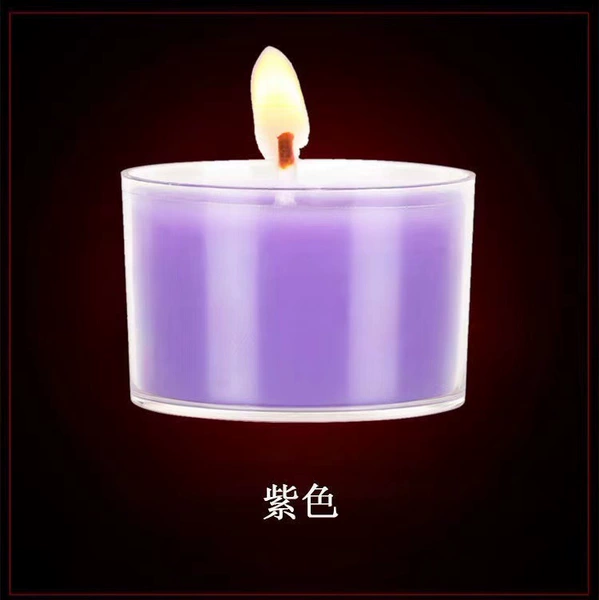 Purple candle, 35g, 1 pieces