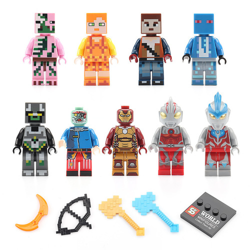 Compatible LEGO Minifigures Avengers Minifigure Alliance Phantom Brick Ninja Minifigure Children's Educational Toy