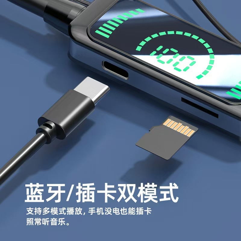 ワイヤレスBluetoothイヤホン2025年新型サラウンド重低音ノイズキャンセリングスポーツインイヤー音質ネックバンドイヤホン|undefined