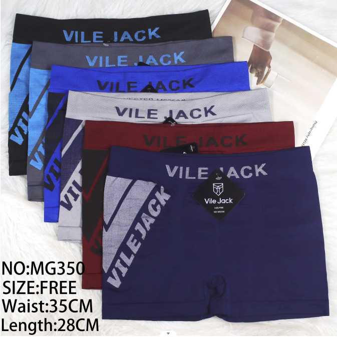 Ropa interior bóxer para hombre MEN de comercio exterior, cintura media sin costuras, talla única, ropa interior para adultos transpirable elástica de poliéster S/M/L