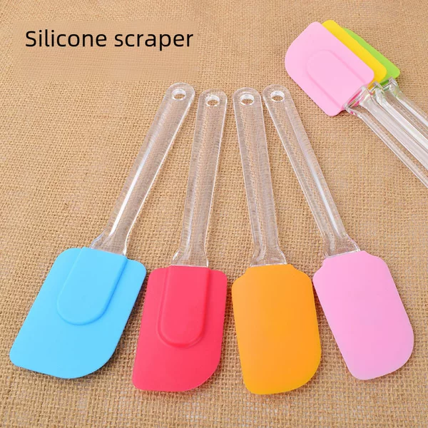 Thickened Large Silicone Scraper Cow Oil Spatula Scraper Stir Soft Scraper Cake Baking Kitchen Tools DIY