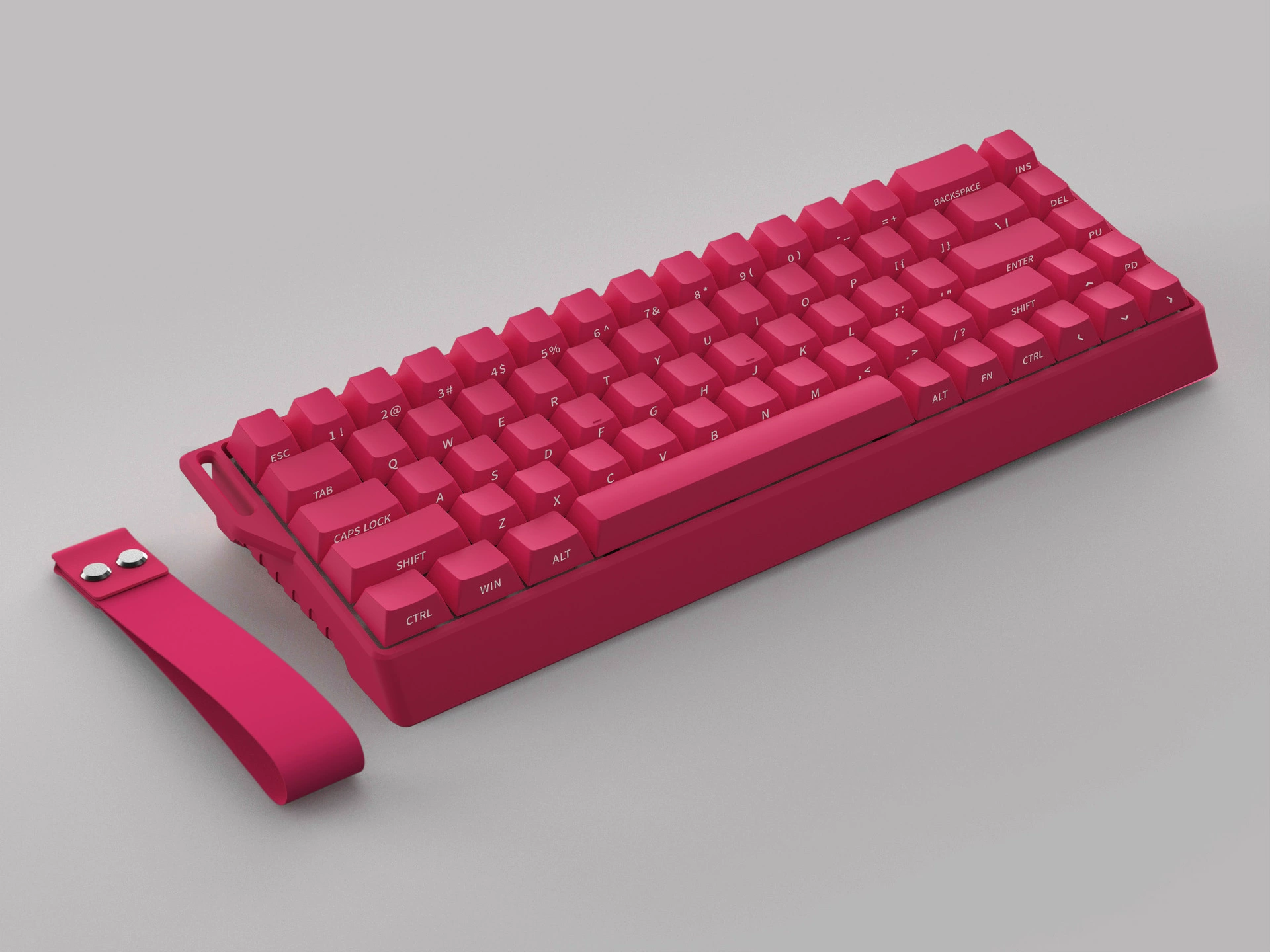 K68 механическая клавиатура Bluetooth с тремя режимами, RGB, игровая, 68 клавиш, боковая гравировка, проводная/беспроводная