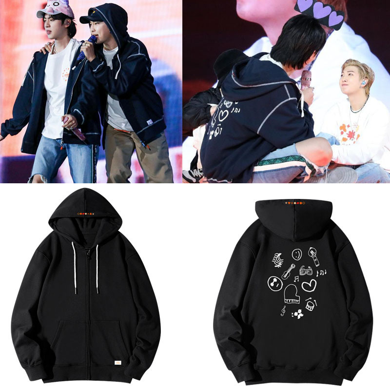 Bullet-proof Youth League PERMISSION TO DANCE concert Jin Taiheng Tian Yuguo same hooded sweater