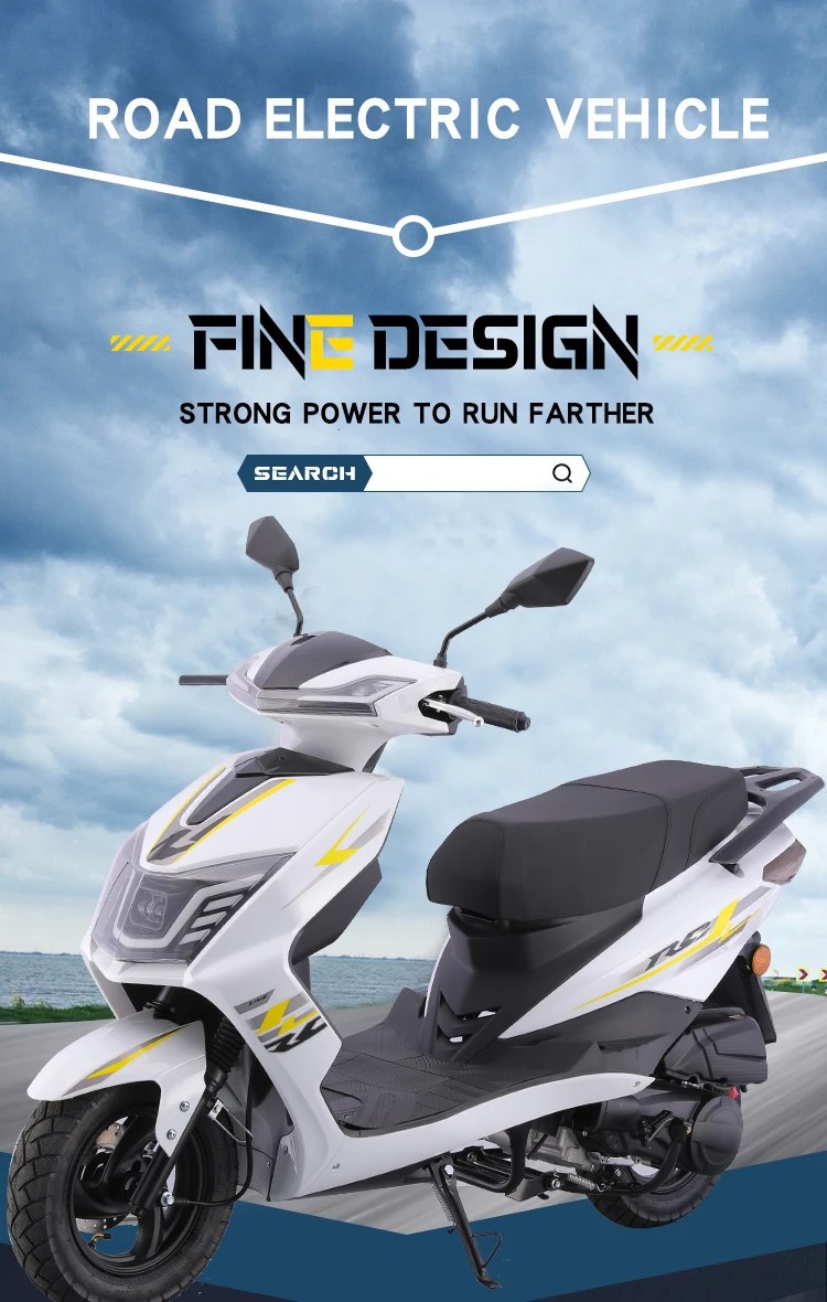 New Year's Export Fuel-Powered Bf2.0 Sidecar Hot-Selling 125Cc Adult Two-Wheeled Scooter Fuel Batch