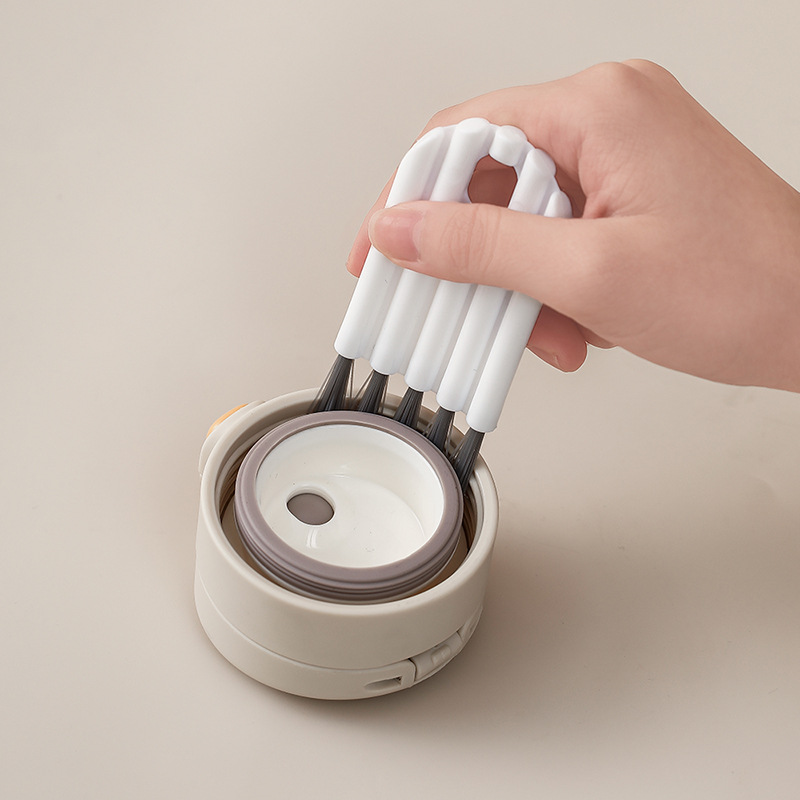 清潔刷工具窗槽縫隙刷死角灰塵杯蓋鍵盤清潔刷子多功能窗戶凹槽刷