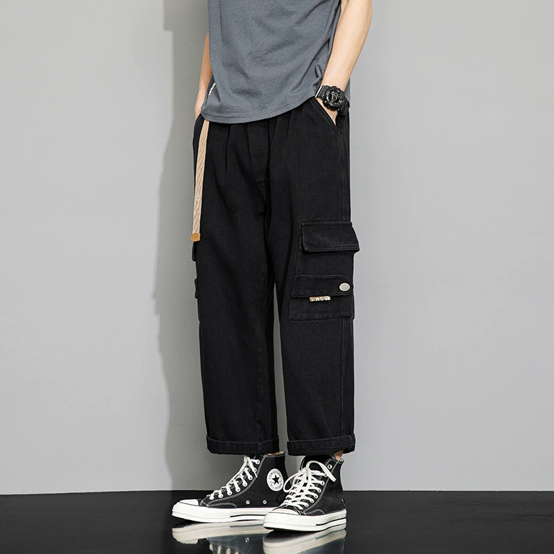 2023 мужской плюс размер Autumn Tide Card рассыпные Джойстики для увеличения удобрений с широкими штанинами мужские открытые Комбинезоны для отдыха