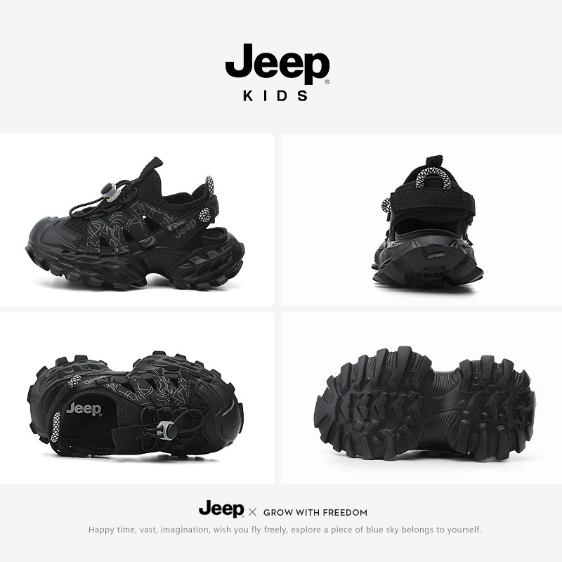 Сандалии Jeep для мальчиков, спортивная обувь, спортивная сумка, летняя детская пляжная обувь
