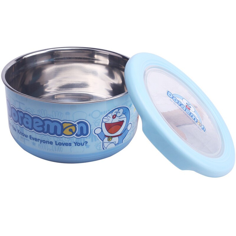 ステンレス子供円形ランチボックス漏れ防止弁当箱日本式アニメ食器卸売り密封冷蔵庫保存箱|undefined