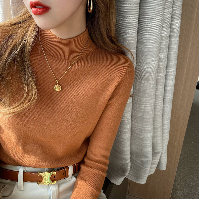 로튼 토마토 컬러 [하프 터틀넥]