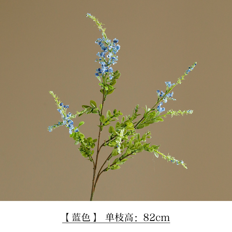 파란색