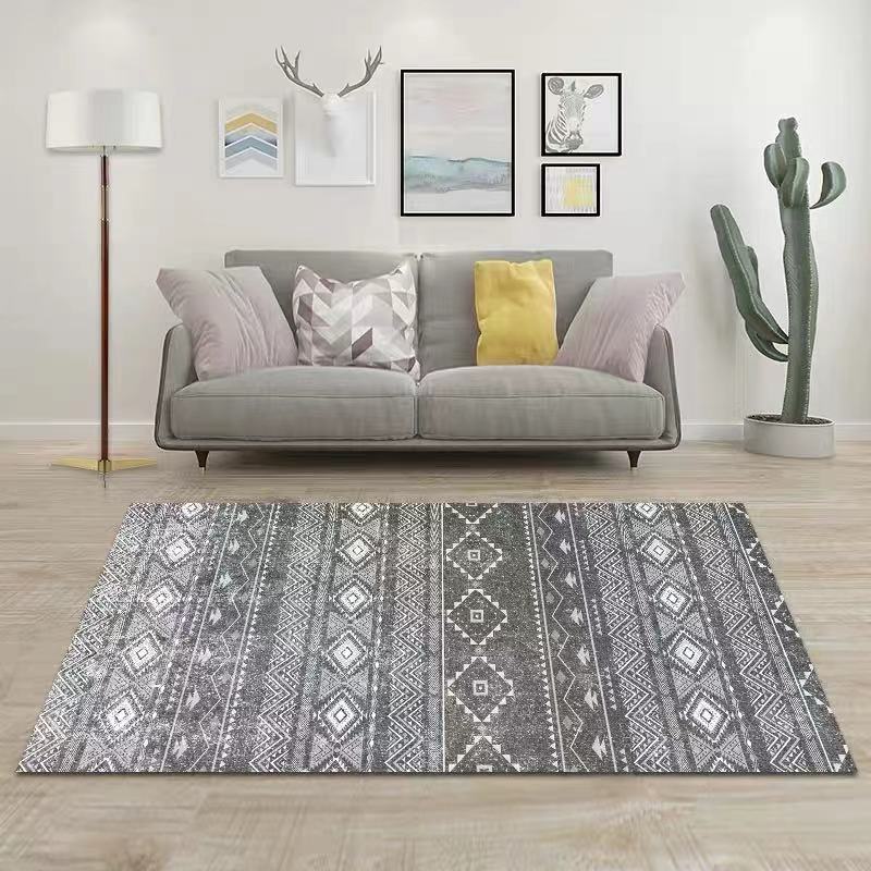 Alfombra para sala de estar de estilo bohemio, alfombra para mesa de centro, alfombra para dormitorio, alfombra para la entrada, se puede enviar en nombre de terceros. image 5