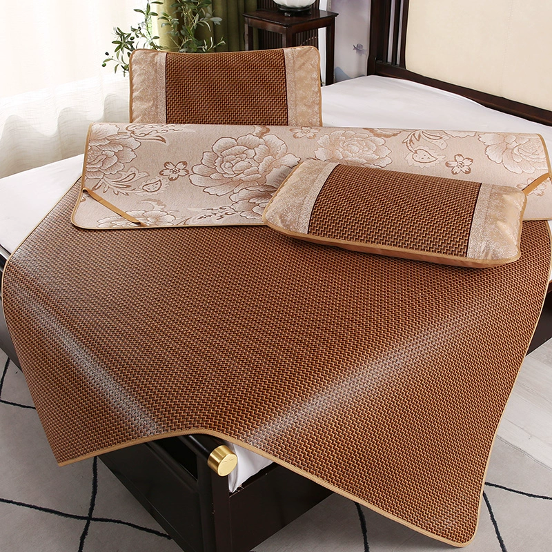 Double-sided home foldable silk summer winter mat