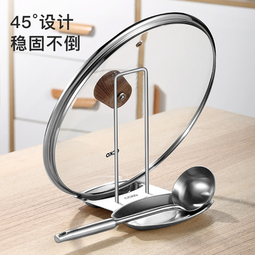 CCKO pot lid rack with water-receiving sitting countertop without drilling holes for pot lid rack kitchen storage rack artifact