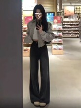 韩系早秋外套女2024新款春秋薄款设计感小个子香风短款夹克小上衣