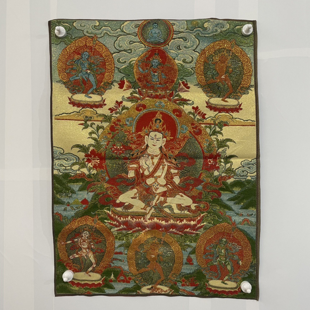 관음보살을 수 놓은 탕카 (125270)