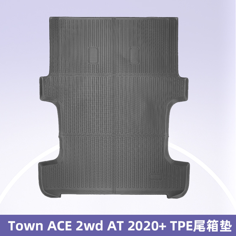 Aplicable a Town ACE 2Wd AT 2020 3D todo el tiempo TPE almohadilla para los pies almohadilla para el maletero almohadilla para el cubo