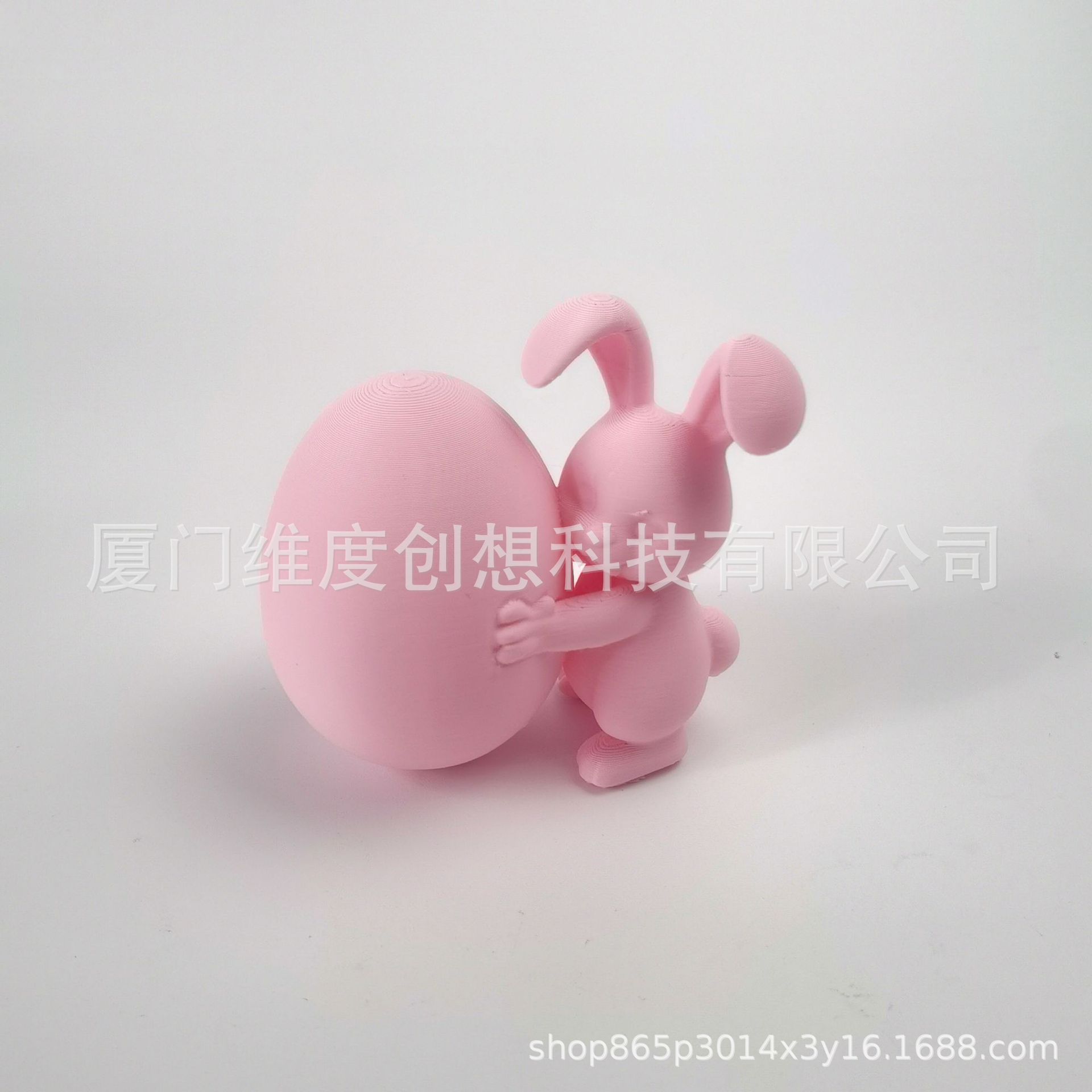 Transfronterizo Amazon nuevo juguete de impresión 3D huevo de Pascua huevo de conejo combinación de adornos de regalos de vacaciones