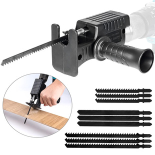 Hand Electric Drill to Electric Saw Conversion Head Electric Reciprocating Saw Woodworking Handheld Cutting Jigsaw Small Wood Board Cutting Machine
