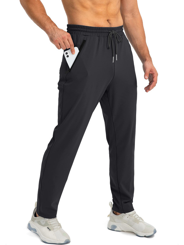 2025 Cross-border New in stock Men's Sports Pants Quick-drying Loose Spring and Summer Running Casual Pants