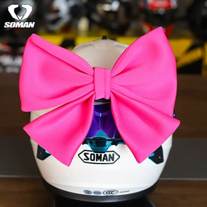 Helmet Decoration Motorcycle Electric Car Bike Riding Sunshade Bow