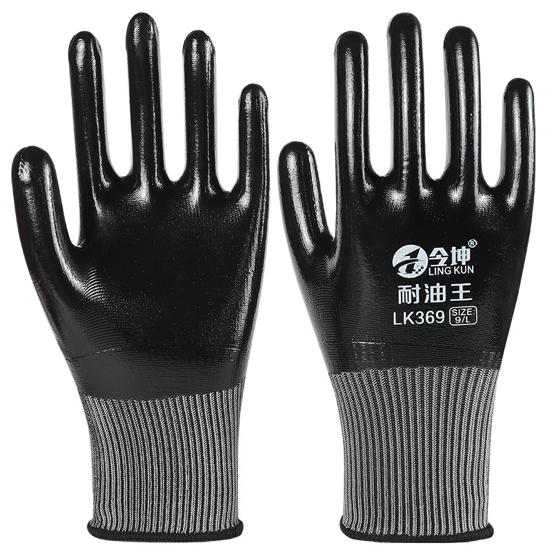 Guantes de protección contra el desgaste, anti-deslizante, reparación de automóviles, protección contra el aceite, trabajo duradero al por mayor.