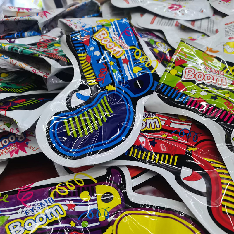 Inflatable fireworks gun toy festival atmosphere props hand-held creative fireworks tube children's new gadgets party