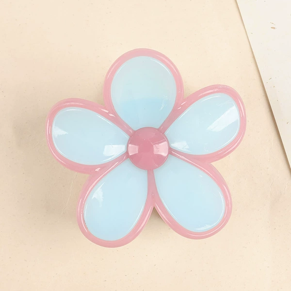 Blue Plumeria Clip [about 8cm]