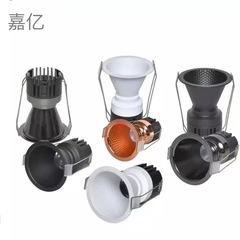 狭い枠の防眩しさの埋め込み式のLEDの小さいスポットライトの3 w5wの家庭用別荘の客間の深い杯の背景の壁の純アルミニウムの穴の明かり