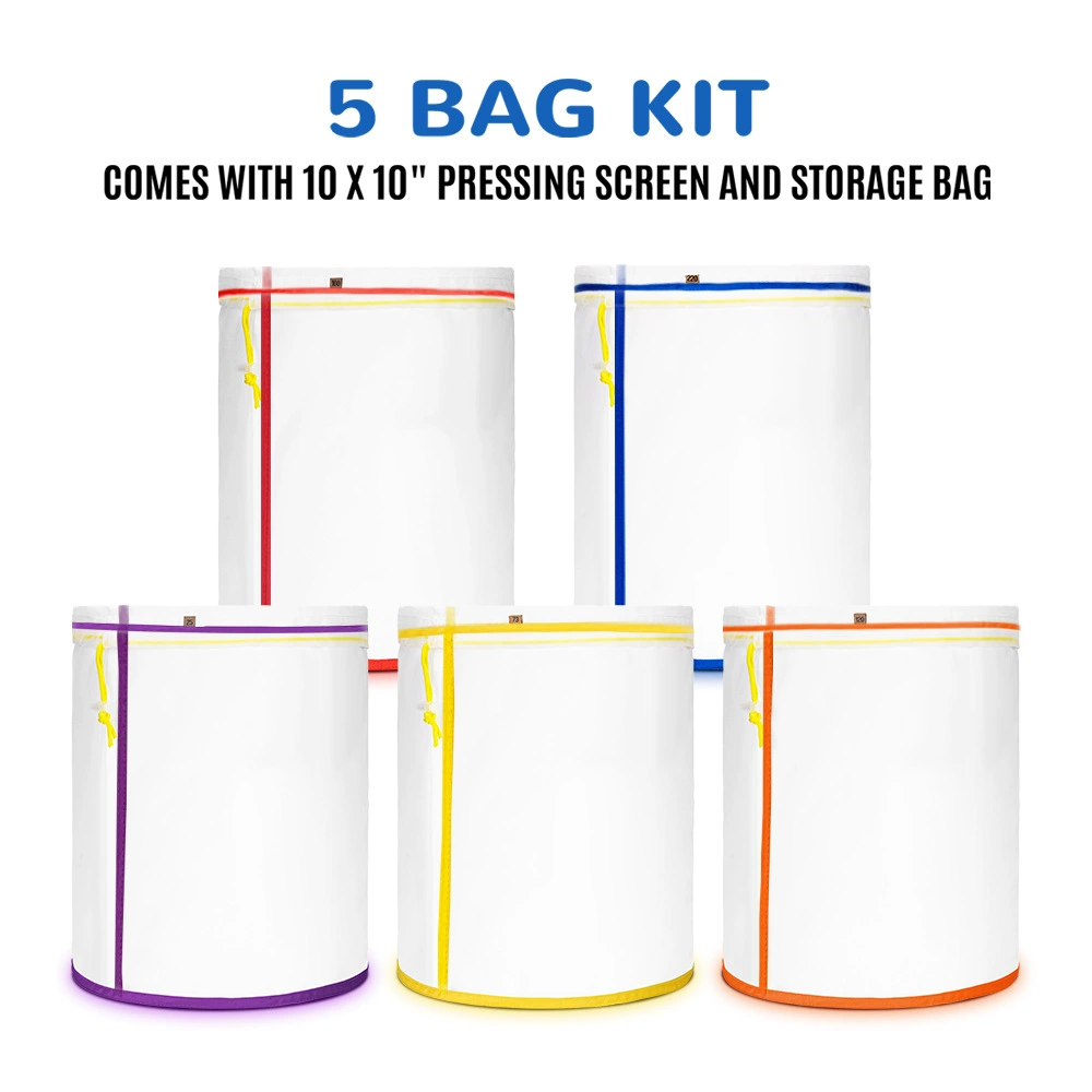 Сетчатый фильтр-мешок с пресс-сеткой и сумкой для хранения, набор из 5 галлонов, многокомпонентный сетчатый фильтр-мешок