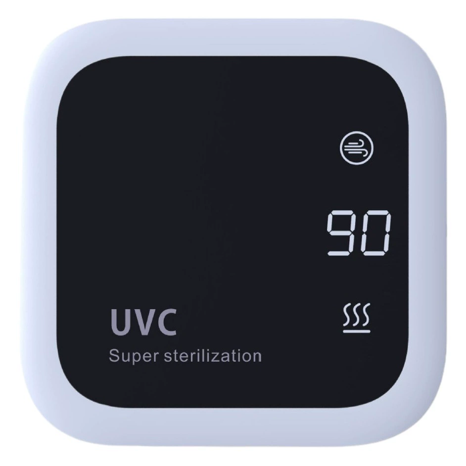 УФ-стерилизатор для зубных щеток, портативный, с функцией сушки и дезинфекции, без сверления, для дома, с зеркалом