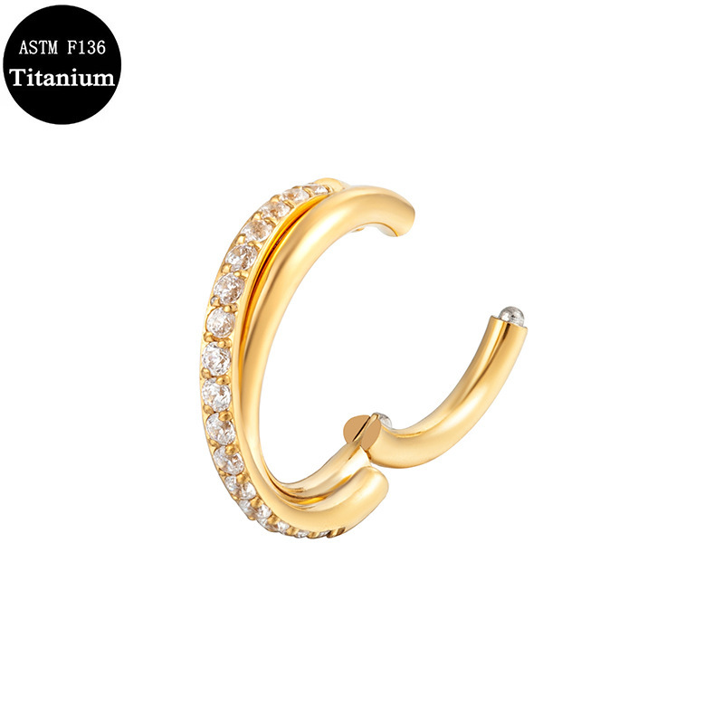 Geometric Pattern All Seasons Season 1 Piece Nose Rings & Studs Simple Style Classic Style Geometric G23 Titanium Nose Rings & Studs Nose Pin