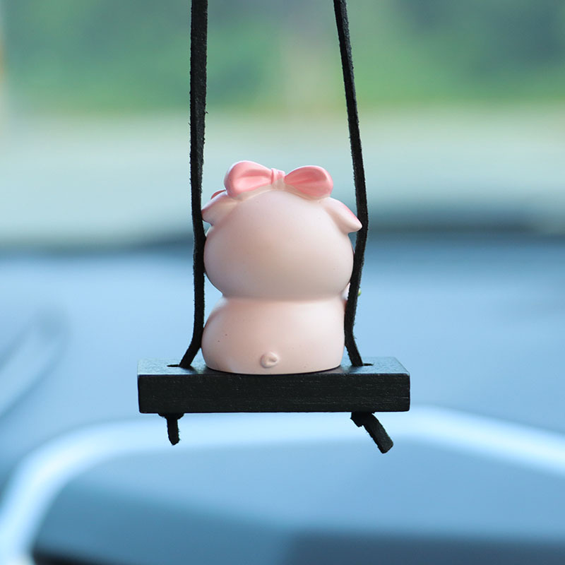 Cross-border e-commerce for creative piggy car interior pendants car ornaments car pendants decorative pendants