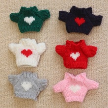 10厘米棉花娃娃服饰配件适用拉布布衣服西高地挂饰玩偶洋娃娃毛衣