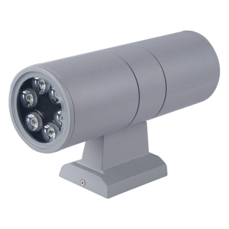 Наружный настенный светильник светодиодный уличный водонепроницаемый и влагостойкий двуглавый садовый светильник балконный настенный дверной налобный светильник круглый алюминиевый трансграничный