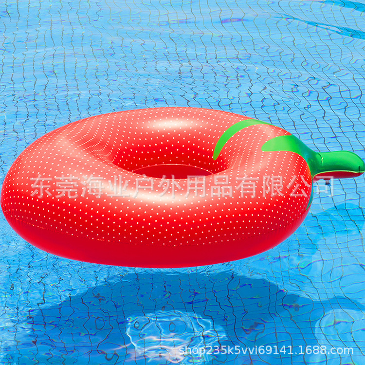 Ecological inflatable big swimming ring PVC