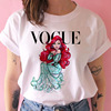 Short sleeve T-shirt for princess, with short sleeve, European style, oversize, suitable for import, wish, ebay