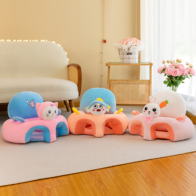 Nuevo asiento de aprendizaje de dinosaurios para bebés sofá conejo silla de seguridad para bebés anti-rolling al por mayor transfronterizo