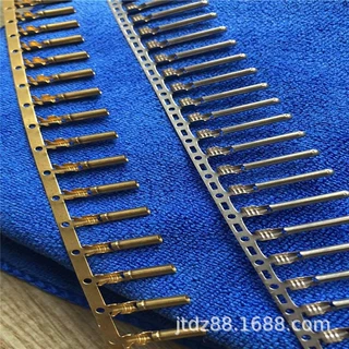 端子厂家供应1.8圆管 1.7公母对插防水端子铜针铜管连续接线端子