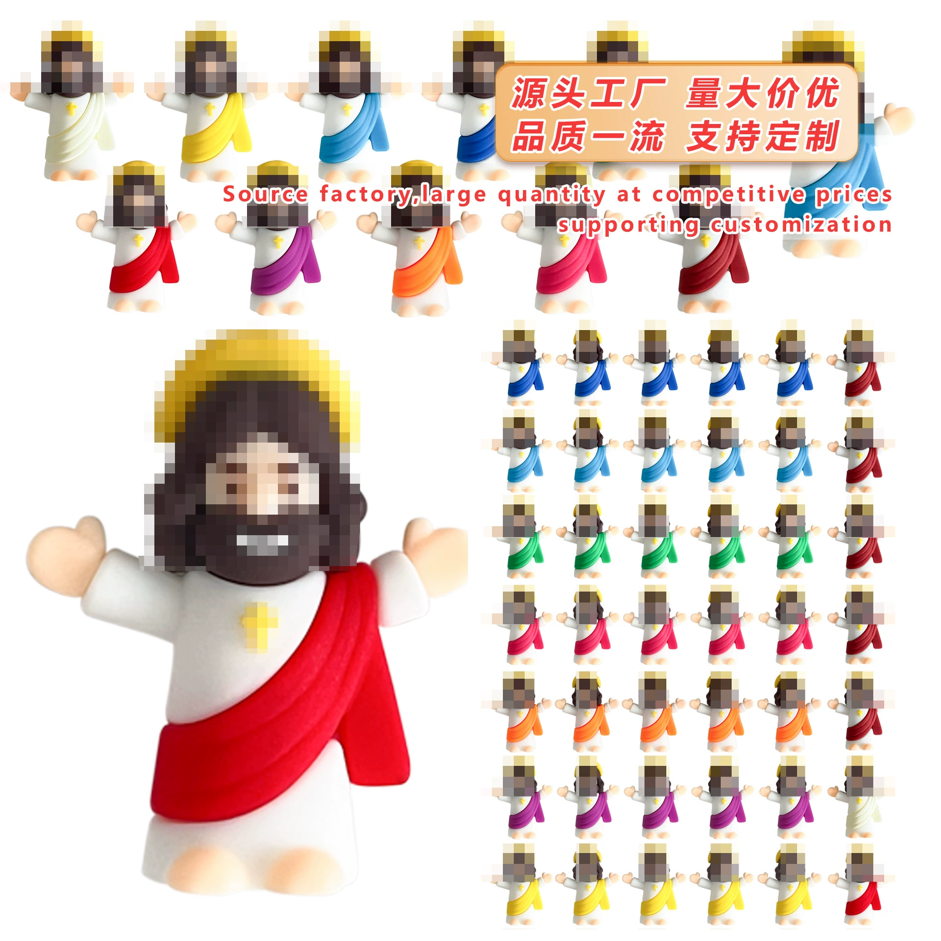 2025 популярные пасхальные настольные фигурки для украшения, милые мультяшные подарки оптом