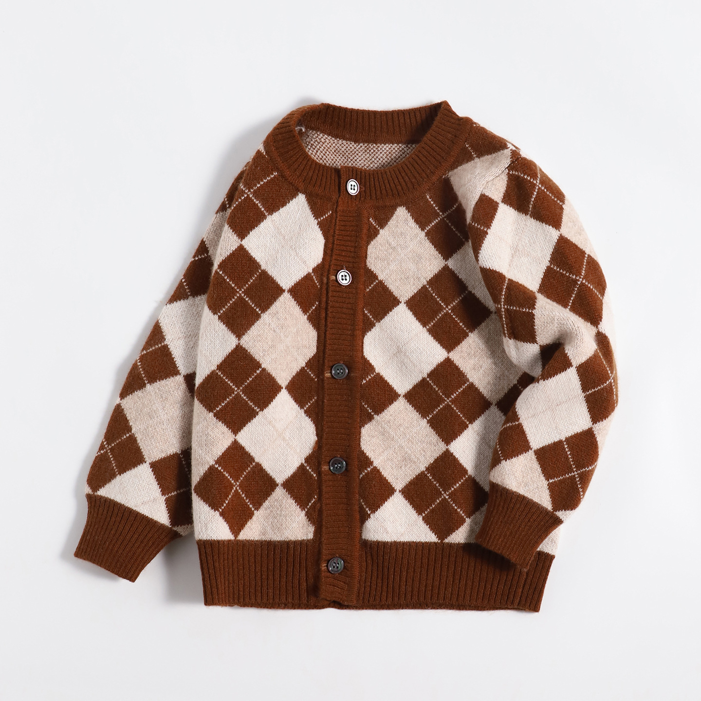 Little Sheep Jumping Children's Cashmere Sweater, New Winter Style, Boys' and Girls' Cardigan Top, Jacket, Baby and Toddler Sweater