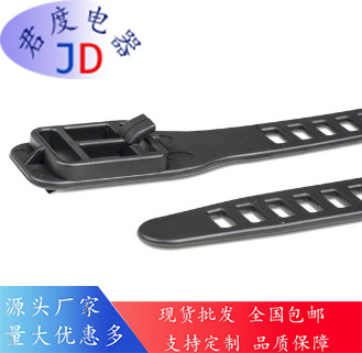 JD采用柔性 TPU的无锯齿的电缆扎带115-07189|SRT1807-TPU-BK