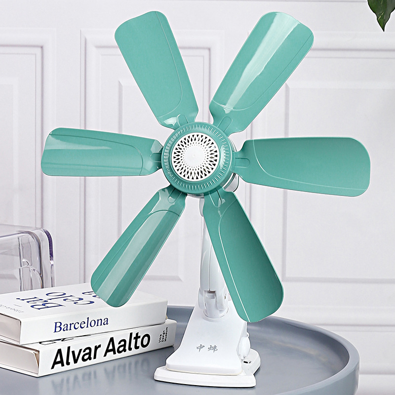 Dropshipping Small Fan Student Dormitory Silent Clip Fan Bedroom Bedside Small Electric Fan Home Bed Clip-On