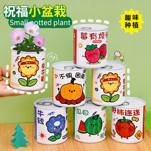 獎勵小學生小禮品全班創意DIY盆栽幼兒園兒童生日分享伴手禮獎品