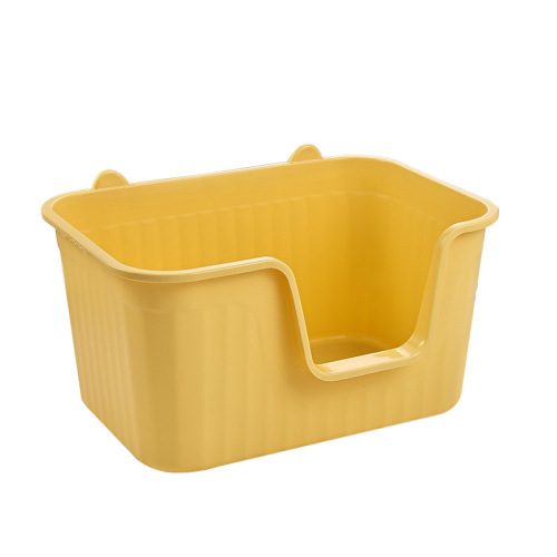 Cat Litter Box Pet Toilet Huge Grease Giant Cat Litter Box Open Large Size Splash Proof Cat Toilet Cat poop basin