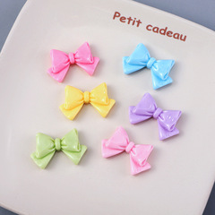 韓版大號蝴蝶結奶油膠髮夾水杯貼飾品配件手機殼領結裝飾輔料批發