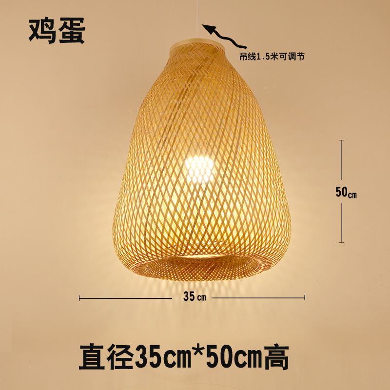 新しい中国風の竹ランタンシャンデリアB&Bリビングルーム寝室畳禅茶室鍋レストランホテルレストランランプ|undefined
