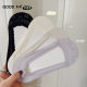 GOOD FA 2025 spring and summer bow jacquard cotton bottom sweat-absorbent invisible socks 25096