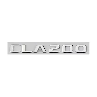 Suitable for Mercedes-Benz CLA260 car Car logo - standard-cla200-same-as-the-original-car-silver