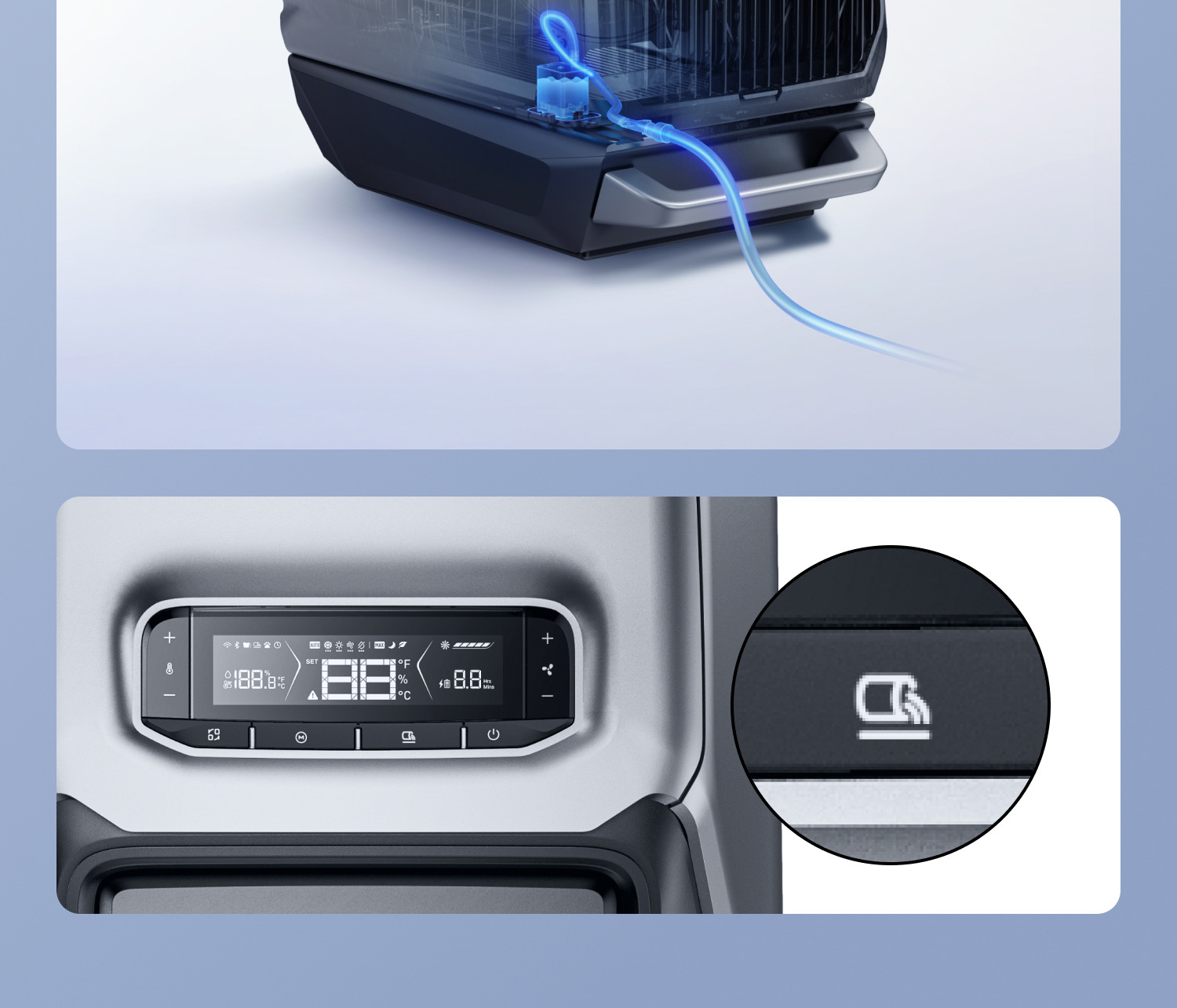 Ef Ecoflow Zhenghao Car Air Conditioner Wave3 Outdoor Mobile Air Conditioning Unit Battery Base Set